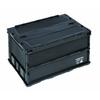 (CAPTAIN STAG) Oricon Folding Container FD Container with Lock Lid Capacity 51.3L Width 530 X Depth 365 X Height 335mm Thickness When Sto