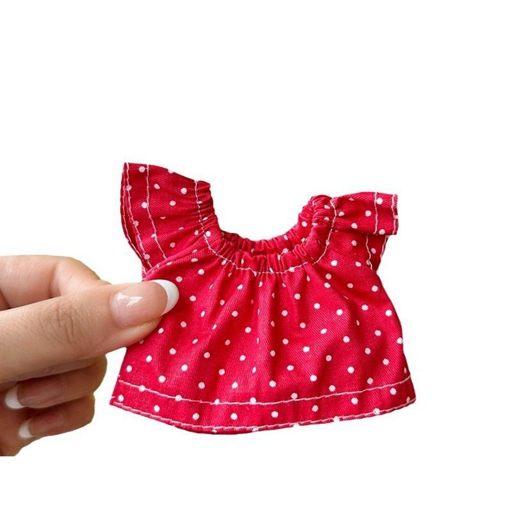 Casual Wears Cotton Doll Tops Multistyles Doll Clothes Accessories for 10cm Cotton Dolls