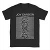 Мужская футболка Joy Division Unknown Pleasures 100% Хлопок Одежда Новинка Короткий рукав Круглый вырез Футболки с графическим принтом