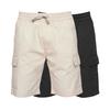 Crosshatch Mens Kathos Cargo Shorts (Pack of 2)