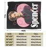 Criminal Minds I Love Spencer Reid Hearts Blankets TV Show Fleece Awesome Soft Throw Blankets Bedding Lounge All Season Travel