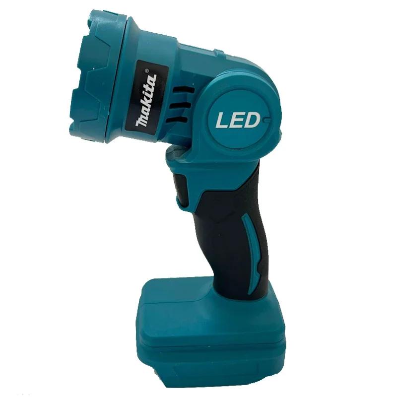 Makita Cordless LED Work Light Rechargeable Flashlight Power Tools Indoor Outdoors Night Searchlight Tool For 18V Battery