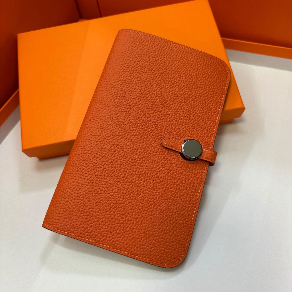 Первый слой togo коровья кожа портативная сумка для паспорта, длинный кошелек универсальный 2023 новый кожаный большая емкость сумка для мелочи