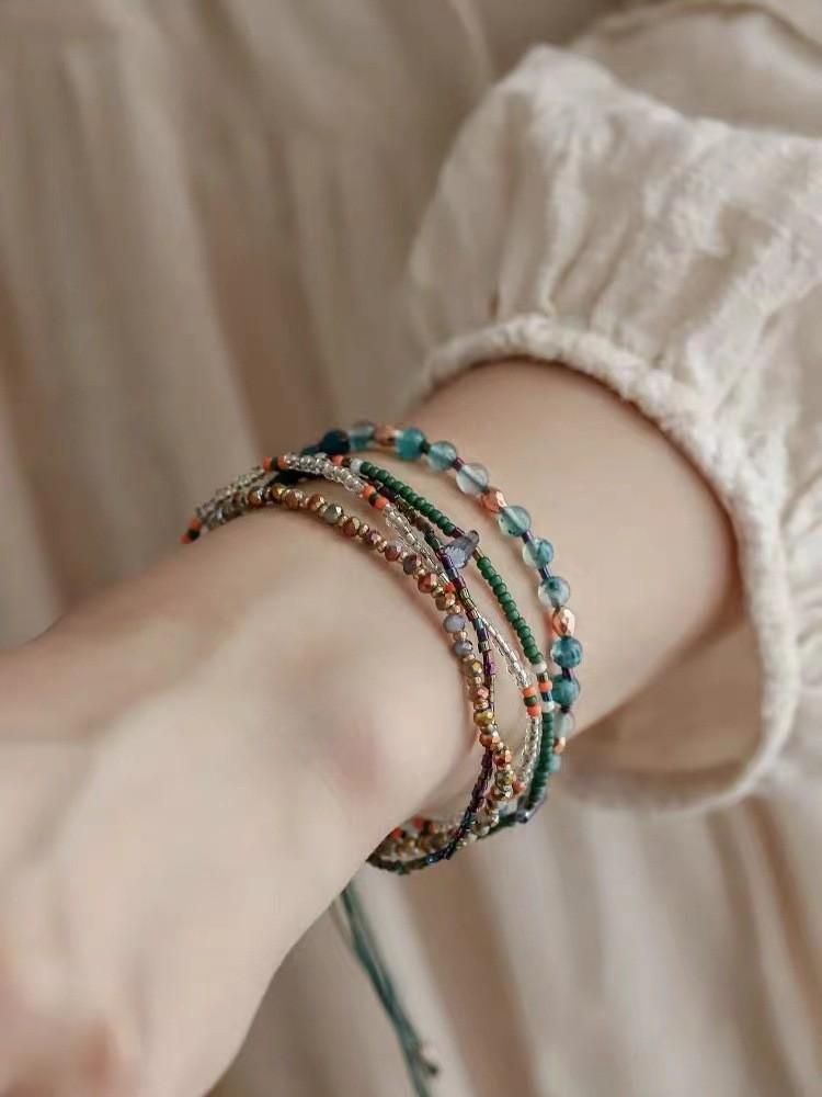 Colorful Summer Bohemian Bracelet For Women Adjustable Handcrafted Ethnic Jewelry