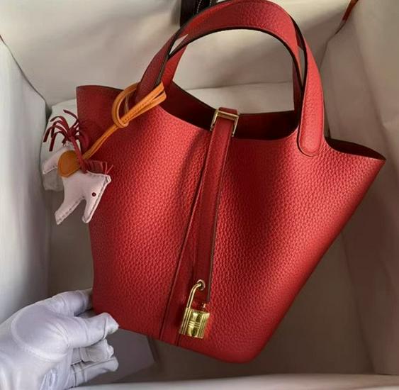 Женская сумка-ведро из натуральной кожи - Сумка-тоут из коровьей кожи ТОГО в стиле кэжуал