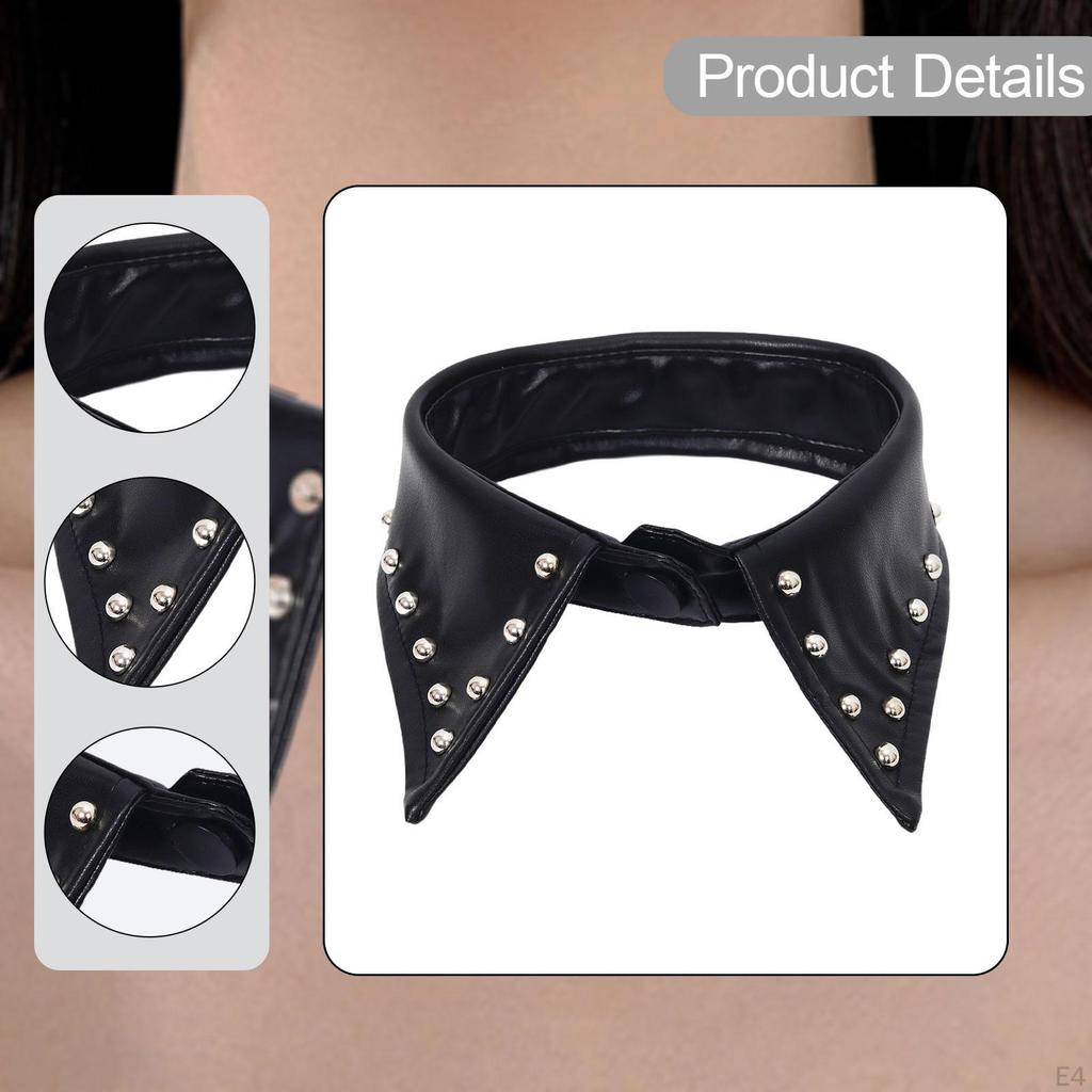 Fake Ruffle Gothic Fashion Choker for Clothes Blouse Apparel Sweaters Party