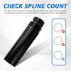 7 Spline Lug Nut Socket, Wheel Lug Nut Key, Locking Lug Nut Removal Tool, Fuel Rim Lug Nut Lock Removal for 19 mm(3/4 Inch)&21 mm(13/16 Inch),