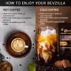 Bevzilla 10 кубиков растворимого кофе со вкусом ирландского крема | Сделано с джаггери из финиковой пальмы | Без консервантов, наслаждайтесь горячим и холодным