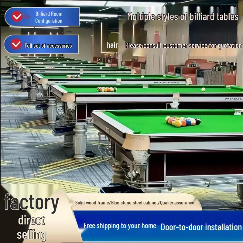 NAIPNI Standard Chinese 8-Ball Pool Table