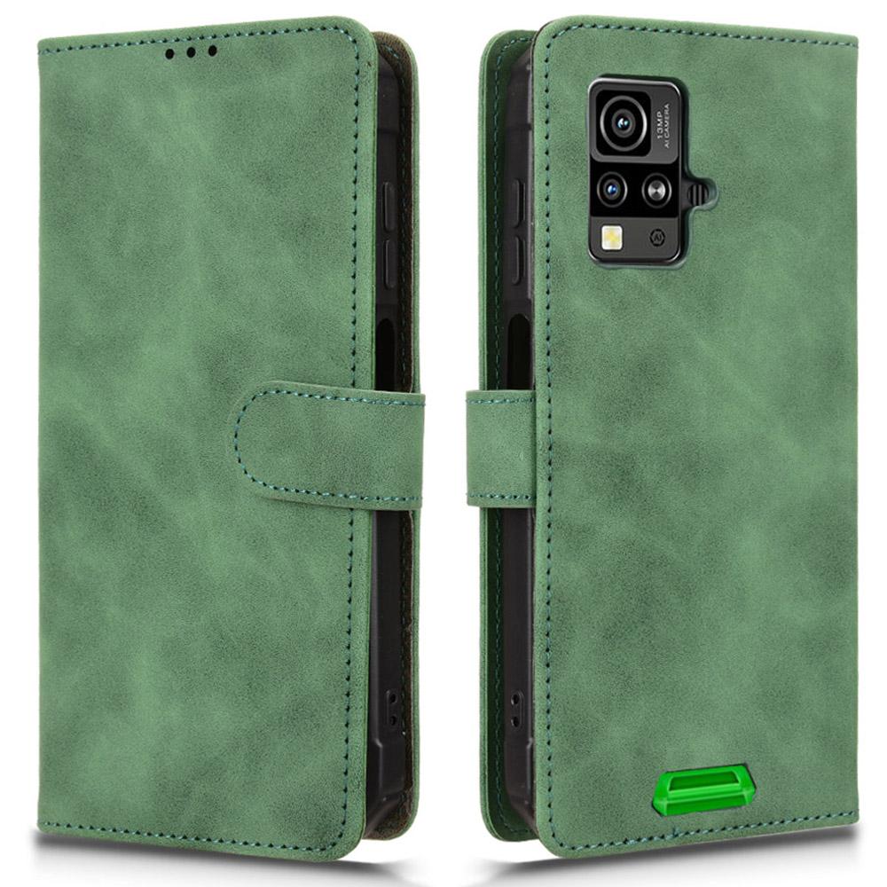 For Blackview BV4800 Leather Case Skin Feel Anti Drop Wallet Stand Flip Phone Cover