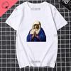 Our Lady of Guadalupe Virgin Mary The Madonna Religious Graphic Tshirt Summer Unisex Women Short Sleeve O-Neck Streetwear Tops