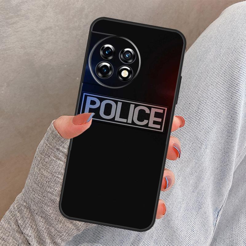 Чехол Police SWAT FBI для OnePlus Nord 4 3 CE 2 Lite N20 N10 N30 OnePlus 8T 10T 13 13R 12 12R 11 10 Pro