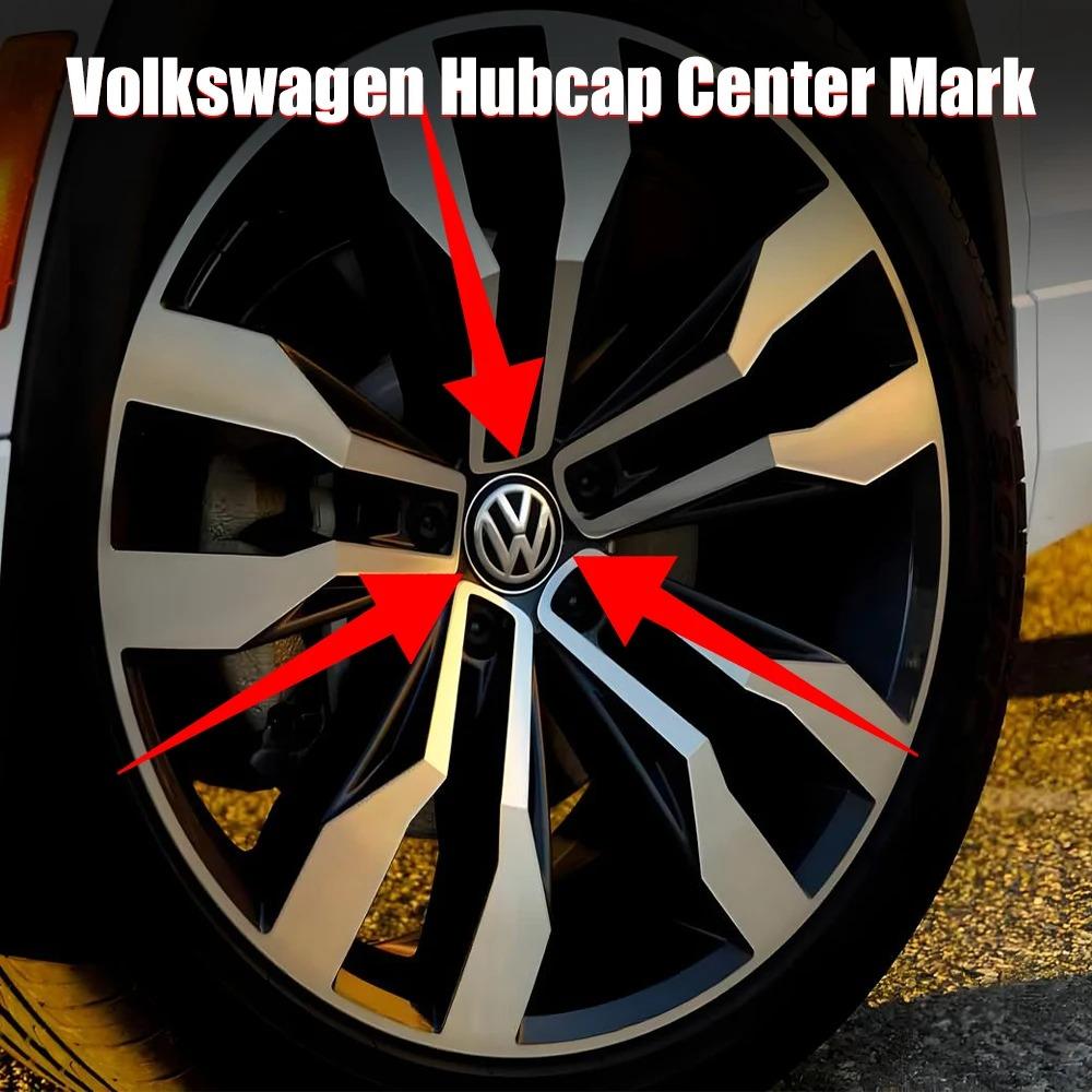 4Pcs Car Styling 56/65/66MM Wheel Center Hub Caps Cover For Volkswagen VW R R32 MK4 GTI Golf Polo Tiguan Passat Jetta TouranLP9