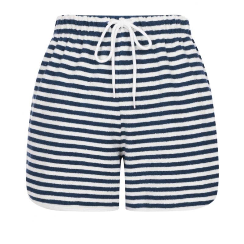 Shop Women Banding Stripe Paddle Beach Look Short Pants Pink Mer Wpt 20720