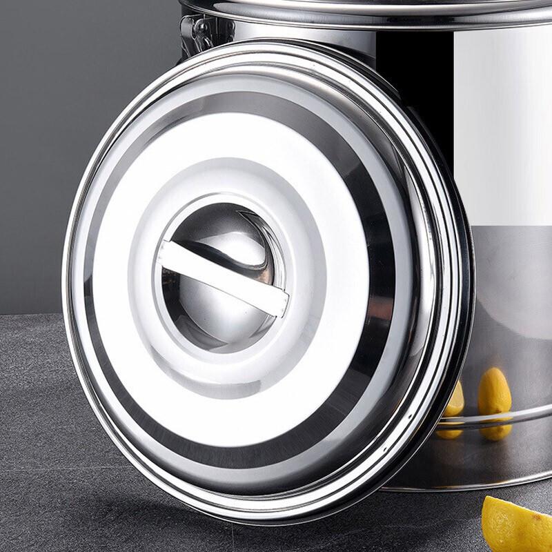 Stainless Steel Insulated Food Storage Barrel