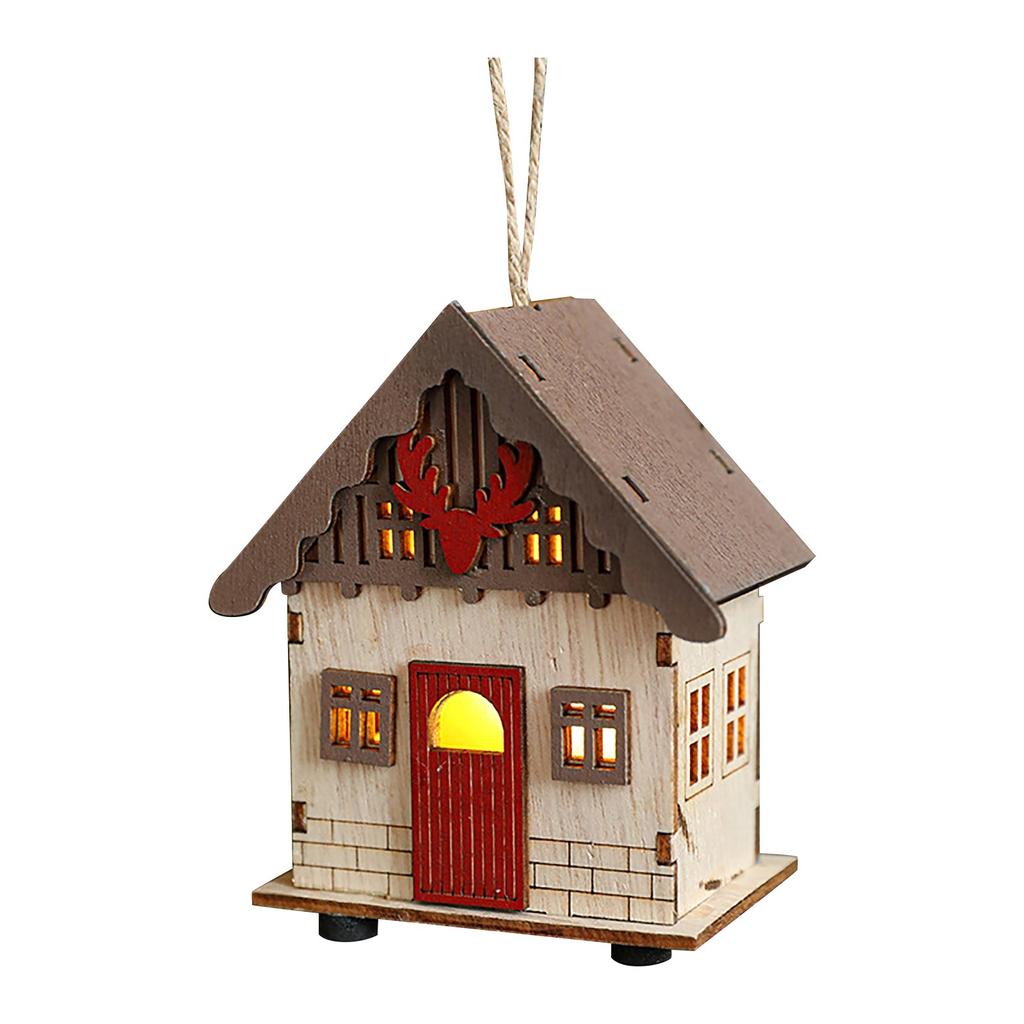 Рождество, Деревянный набор для творчества, Игрушки-головоломки, Для детей и взрослых, Праздничные украшения