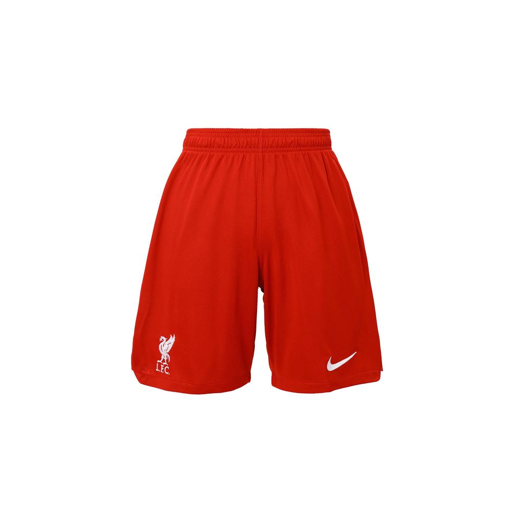 Nike Футбольные брюки Liverpool Season 2023/24 Stadium Home с принтом логотипа, прямые, мужские, красные, белые, DX2714-687