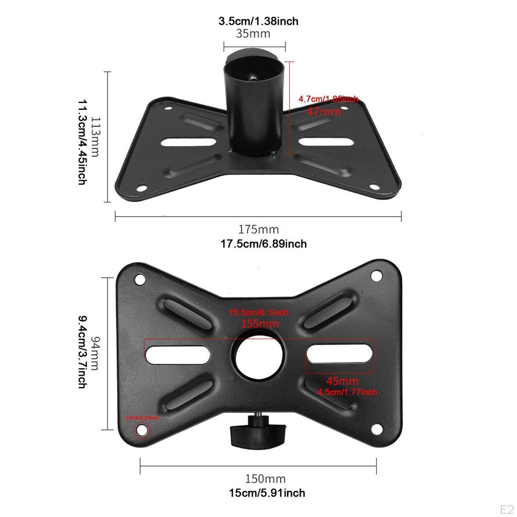 Внешний кронштейн для крепления динамика, опорная база, профессиональное звуковое оборудование, аксессуар для вечеринок