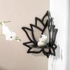 Hanging Lotus Floating Wall Shelf Hollow Wall Display Shelf Corner Decorative Rack Aromatherapy