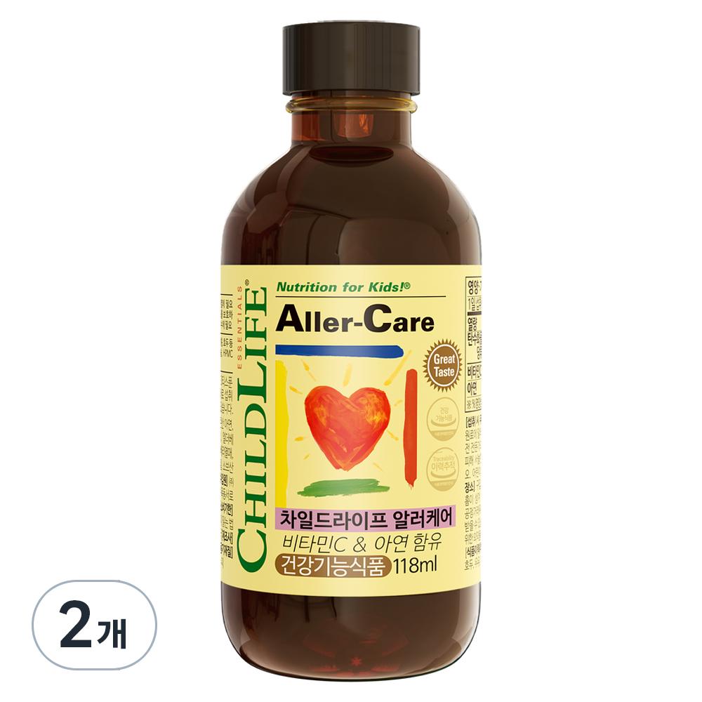 Childlife Allercare Цинк Витамин С Виноградный вкус 118 мл 2 шт