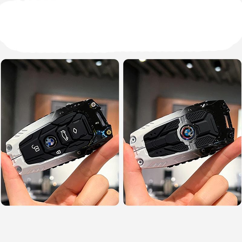 NVEQ9 Zinc Alloy Car Key Case Cover Shell Protector For BMW F20 G20 G30 X1 X3 X4 X5 G05 X6 X7 G11 F15 F16 G01 G02 Keychain Accessories