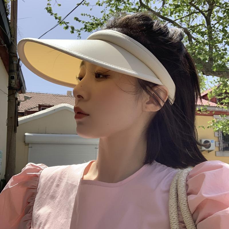 Evening Sun Hat Women's Summer Sun Protection Hat UV Protection Empty Top Hat Sun Hat