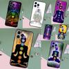 Чехол для iPhone 17 Pro Max 15 14 13 12 11 16 Pro Max Plus 12 13 Mini 16e 17 Air с мандалой, чакрами, для йоги, задняя крышка
