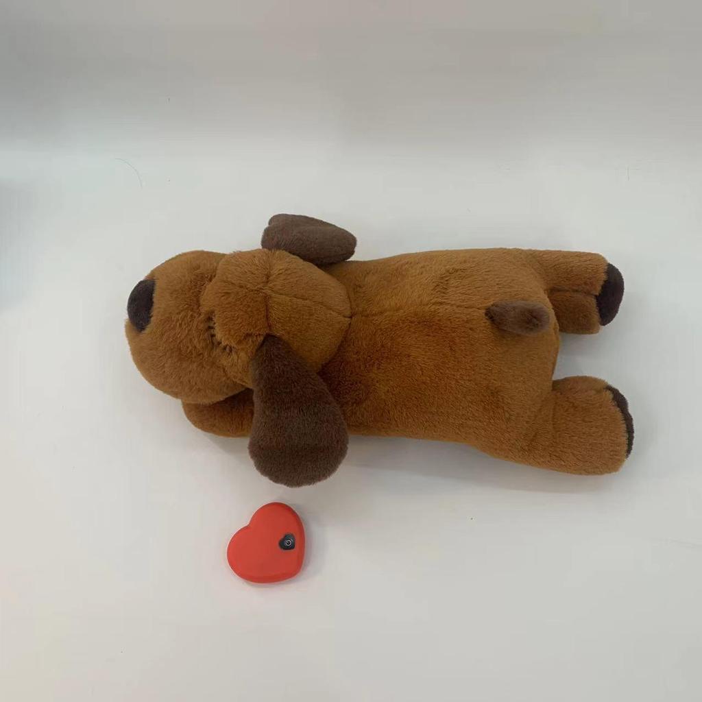 Плюшевый компаньон с сердцебиением для питомцев при тревоге - Успокаивающая интерактивная игрушка для собак и кошек (Вакуумная упаковка)
