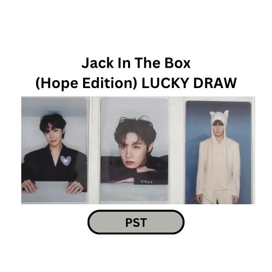 BTS Джей-Хоуп Джек в коробке Хоуп Эд. ТОЛЬКО фотокарточки