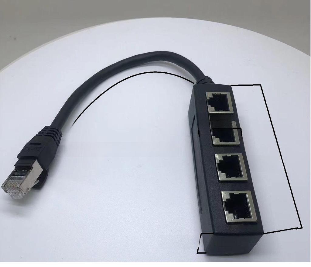 Удлинительный кабель адаптера-разветвителя Ethernet RJ45 — сетевое подключение от 1 до 4 — дополнительная информация