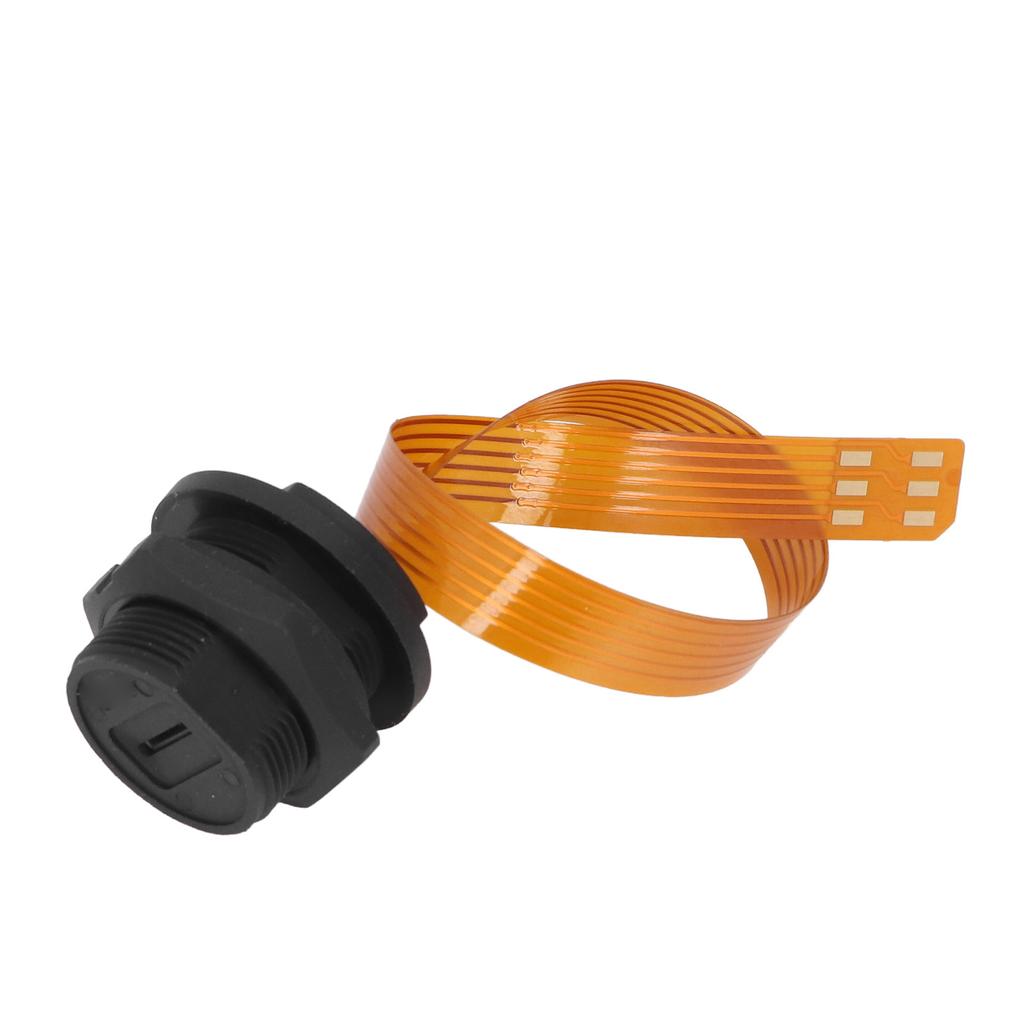 SIM Socket Flexible Cable 20cm IP68 Water Proof Threaded Panel Mount SIM Card Female Socket To Male