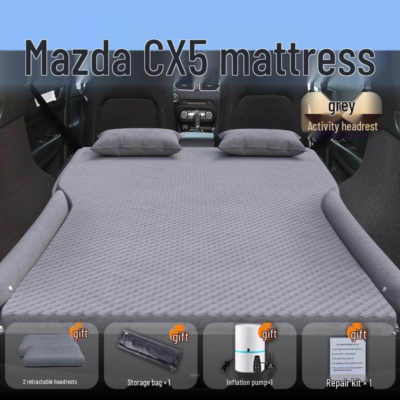 Mazda CX5 Car Bed: Inflatable Rear Seat Mattress & SUV Trunk Sleeping Pad.