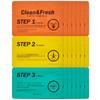 Clean & Fresh 3-этапные маски для носа, 1 упаковка, 7 штук Популярная корейская косметика