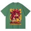 230 г/м² 100% хлопок Dragon Ball V42 Goku SSJ4 Принт Унисекс Тяжелая хлопковая футболка