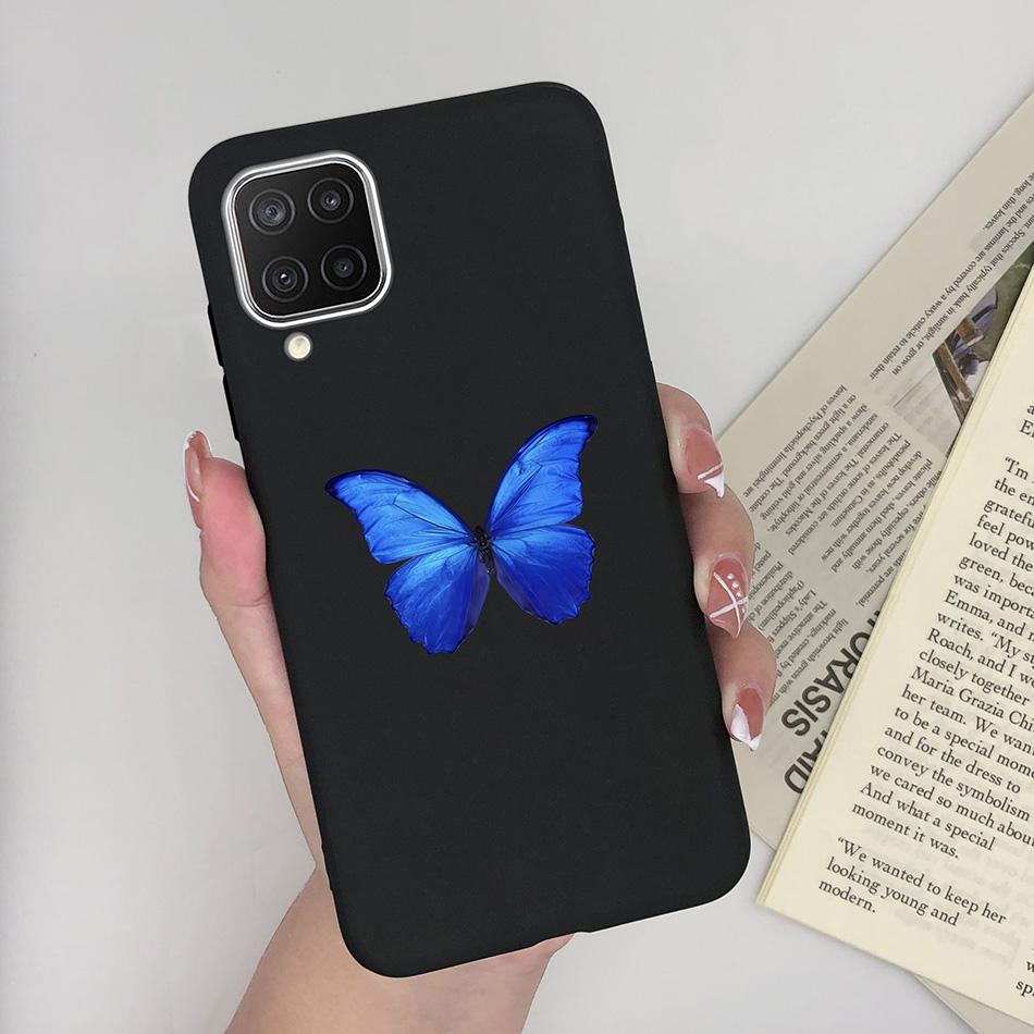 For Samsung Galaxy F22 6.4 inches Case Butterfly Soft Silicon Back Cover For Samsung Galaxy M32 SM-M325FV New Fashion Phone Bags