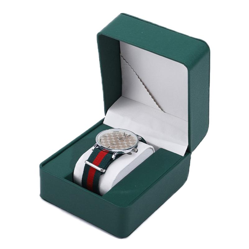 Watch Storage Box Pu Single Watch Display Case Wristwatch Watch Holder Travel Jewelry Watch Organizer For Men Gift