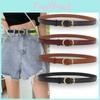 Leather Belt Vintage Women Versatile Decorative Waistband Casual Jeans Strap