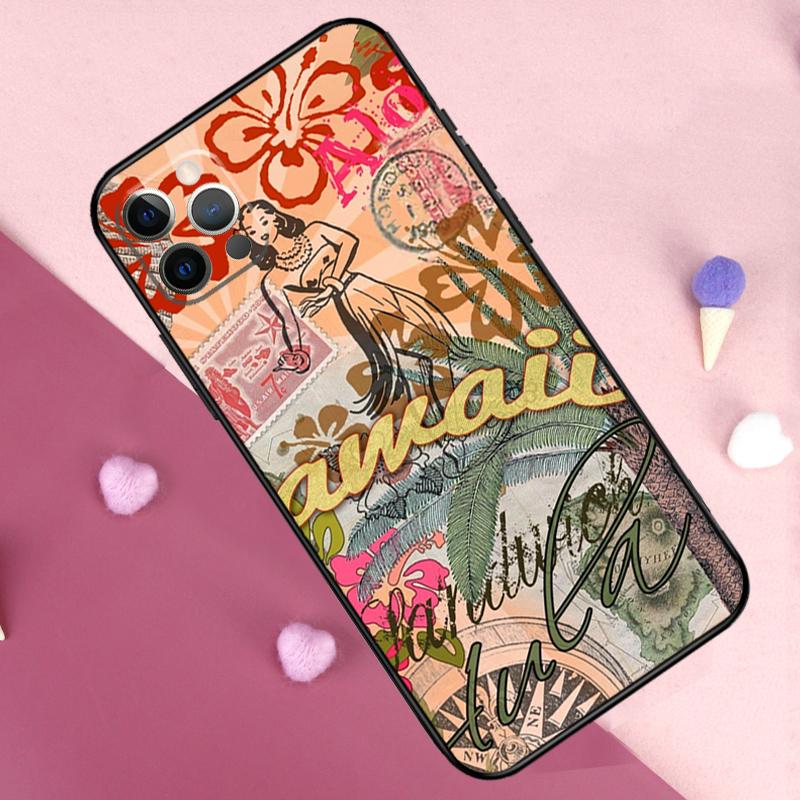 Чехол для телефона Aloha Beach Life Hawaii для iPhone 17 Pro Max 11 14 15 16 Pro Max Plus 12 13 Mini 16e 17 Air Задняя крышка