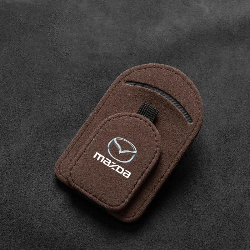 2025 Горячий Автомобильный Козырек Многофункциональная Сумка для Хранения Зажим для Очков для Mazda 3 6 RX8 RX7 Axela Atenza MX5 CX9 CX3 CX5 CX7 323 626