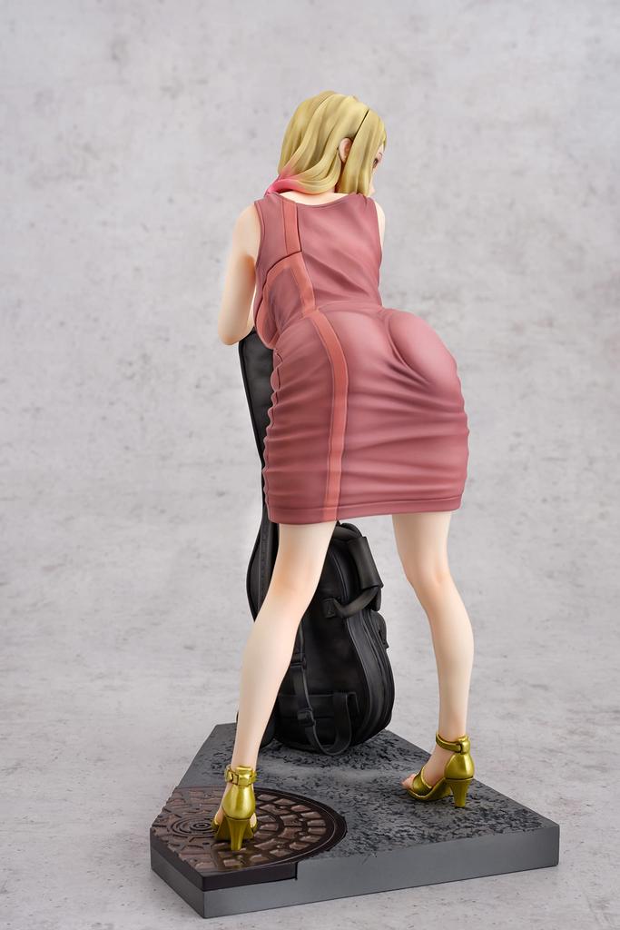 Девушка-гитарист Тамаки, эскиз, завершенная фигурка 1/6