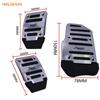 Universal Anti-Slip Aluminum Alloy Pedal Covers for Manual Transmission: Brake, Clutch, Accelerator