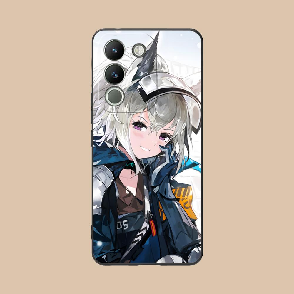 Arknights Grani Матовый ТПУ Чехол для Мобильного Телефона для VIVO Y77 76 75 74 73 72 58 56 55 51 50 38 36 Y19 Y18 Y03 Y01 5G Цветной Чехол