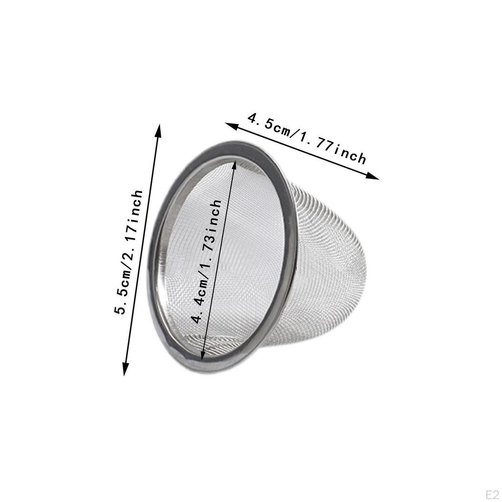 Ситечко для чая из нержавеющей стали, фильтр для чая, многоразовая корзина для заваривания супа