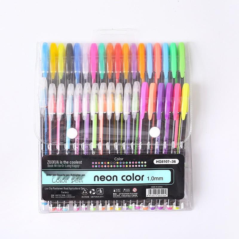 Гелевая ручка пастельных тонов большой вместимости с блестками для рисования и ведения дневника своими руками