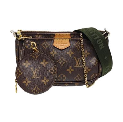 [Б/У] Multi Pochette Accessoires Цепочка Monogram Пять-в-одном Комбинированная Сумка Покрытие Холст Кожа Маджонг Сумка Подмышечная Ручная - Хорошее #1TSP321