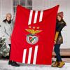 1pc B-Benfica Theme Blanket - Digital Print, Polyester, Cozy for All Seasons, Perfect for Outdoor, and Travel