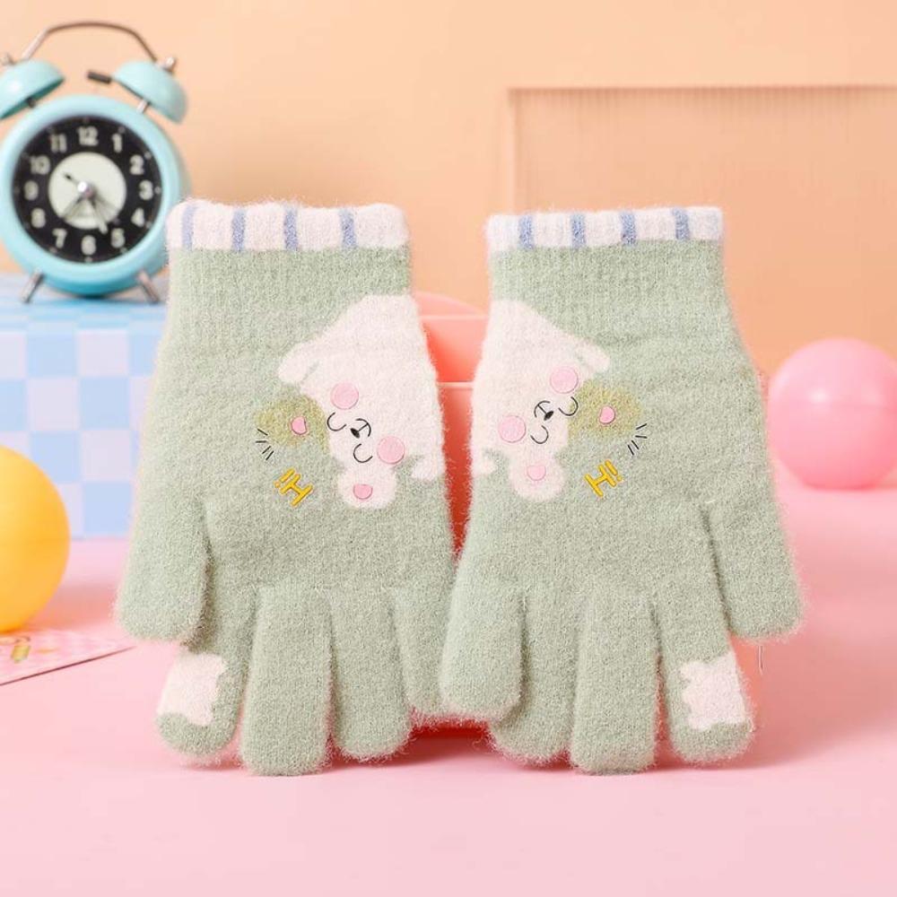 5-12 Years Old Warm Children Mittens Coldproof Baby Gloves Cute Kids Winter Gloves Outdoor