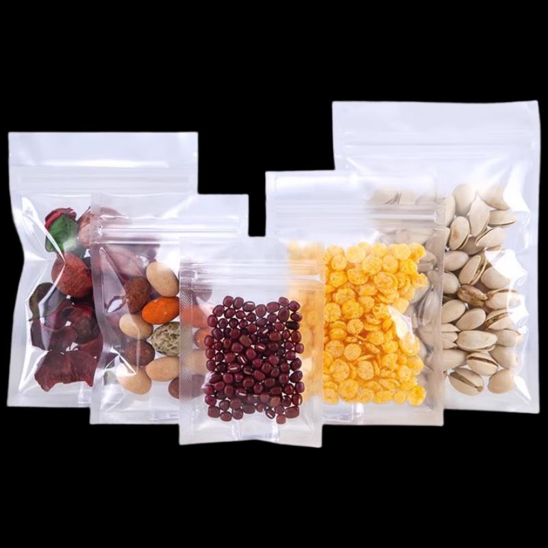 High Transparent Self-Sealing Flat Bottom Bags