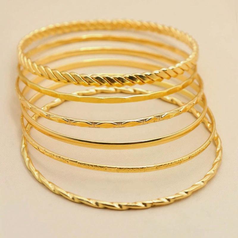 Набор минималистичных браслетов с пятиконечными звездами, 6 шт. / 10 шт.