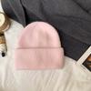 Solid Color Rabbit Fur Knitted Hat Women Winter Warm Wool Hat Warm Angora Fluffy Warm SKI Beanies Korea Ins Fashion Bonnet Caps